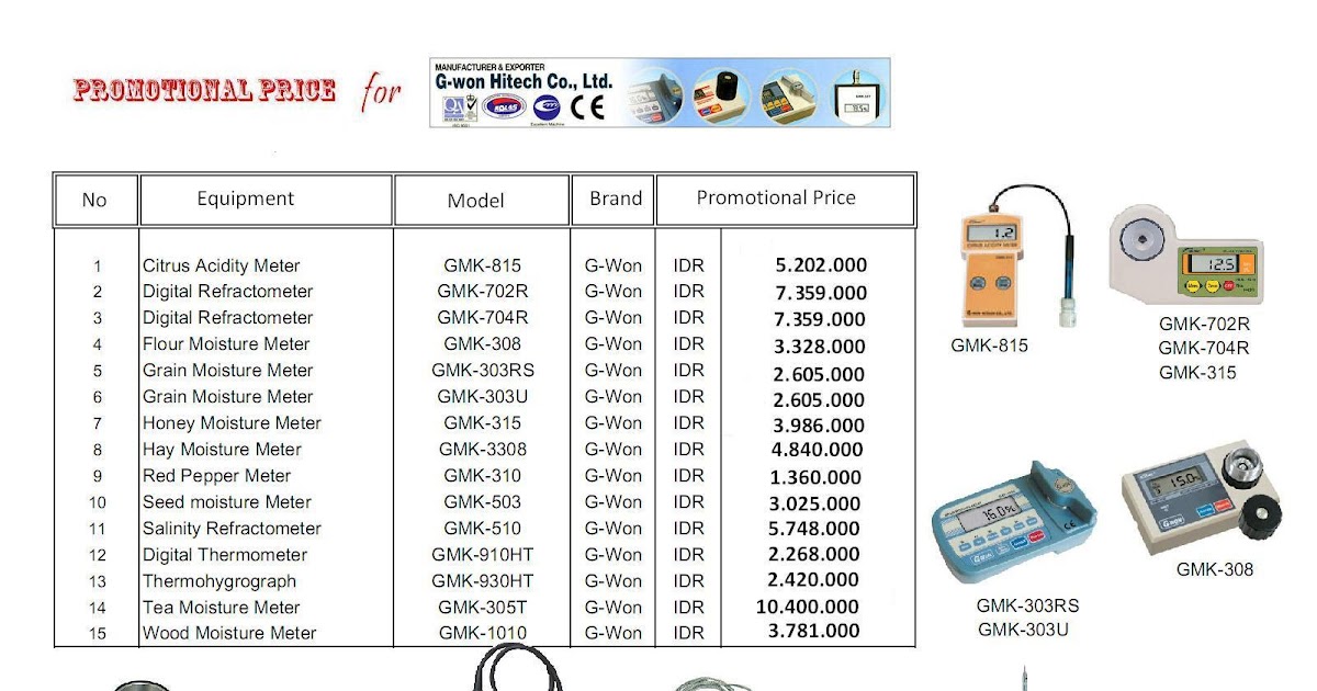Laboratory Equipments in Brochure, Manual & Price List