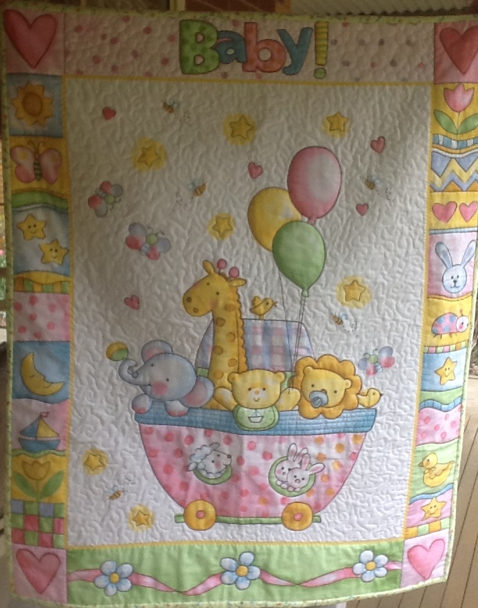 SEW MUCH TO QUILT TRAPUNTO BABY QUILT