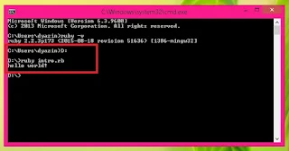 Cara install ruby di windows