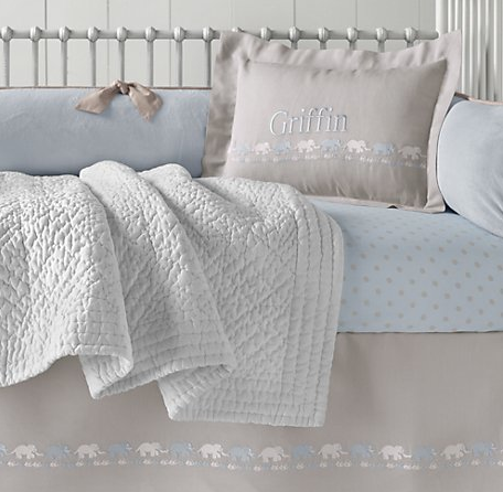 Nursery Notations New Trend Grey Crib Bedding