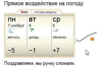 Как изменить погоду