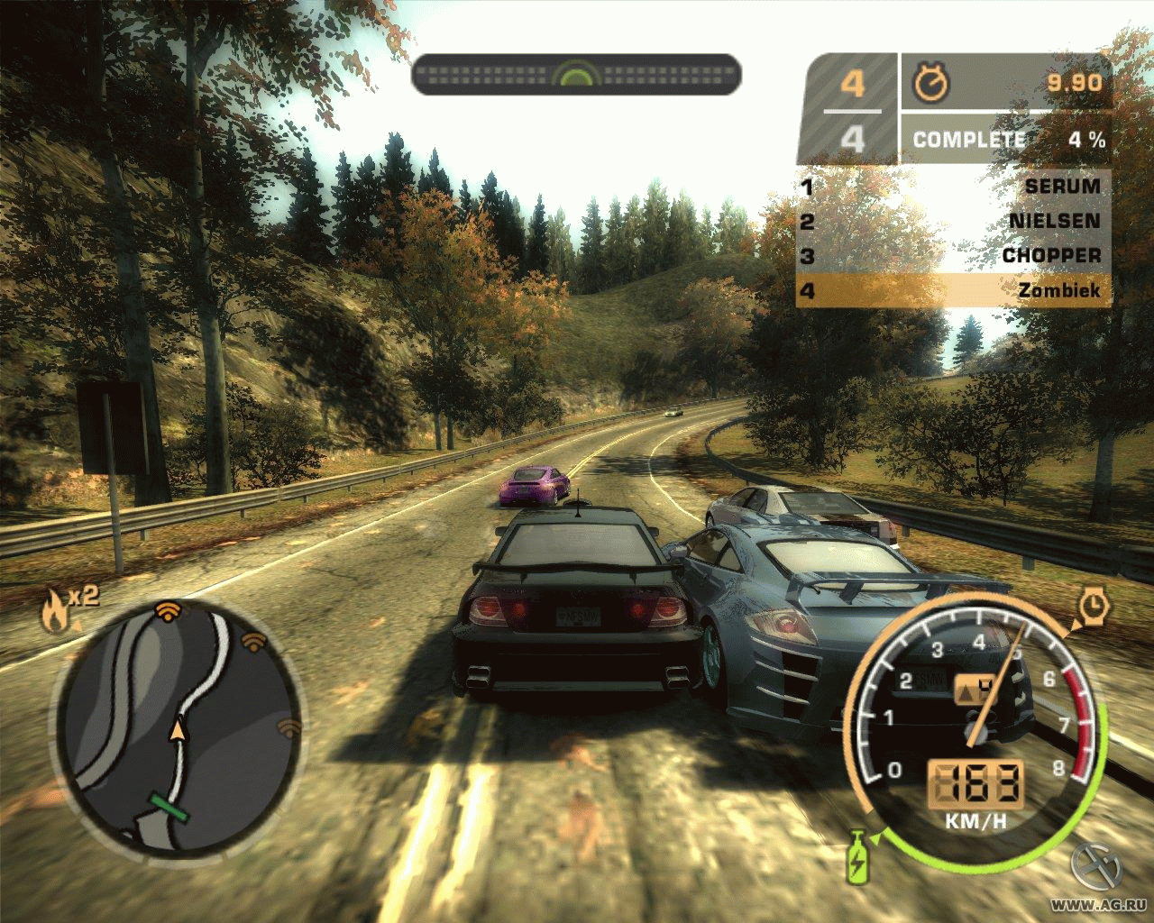 تحميل لعبة السباقات الرائعة Need For Speed Most Wanted مضغوطة بحجم 350 ميجا فقط Need+for+speed+most+wanted+2005