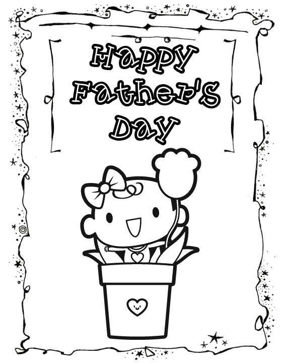 Father´s Day Coloring ~ Child Coloring