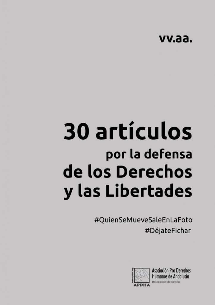 PRESENTACIÓN LIBRO "30 ARTÍCULOS POR LA DEFENSA DE LOS DERECHOS Y LAS LIBERTADES".
