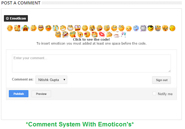 Commenting System!