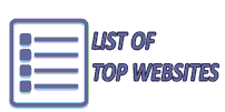 List of Top Websites