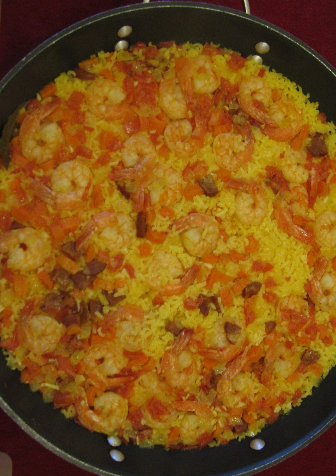 The Friendly Fork Baked Shrimp with Yellow Rice