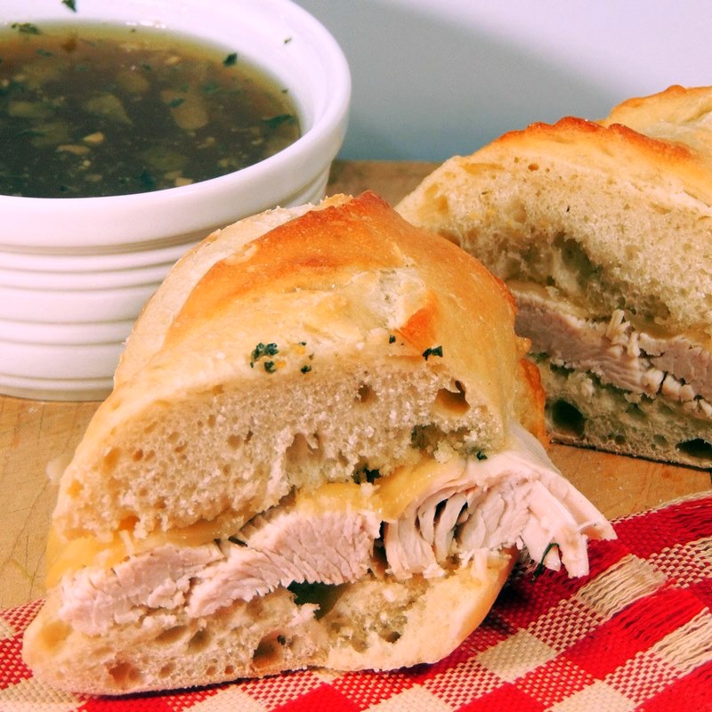 Slow Cooker Turkey Dip Sandwiches Bobbi's Kozy Kitchen