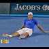 Federer Imitates Nadal .... 