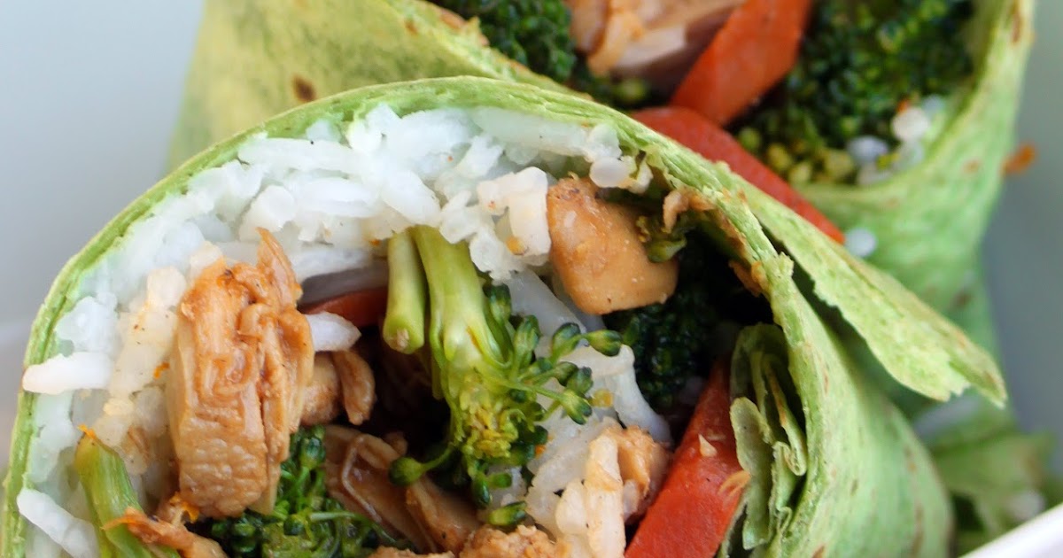Phoenix Family Foodie Blog Chicken Teriyaki Spinach Wrap