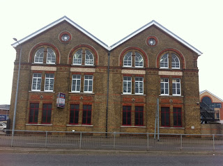 Old sign on the Maldon Iron Works Company building