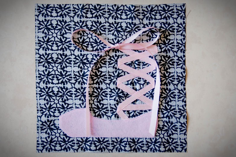 The Sweatman Family: Quiet Book: Ballet Shoe