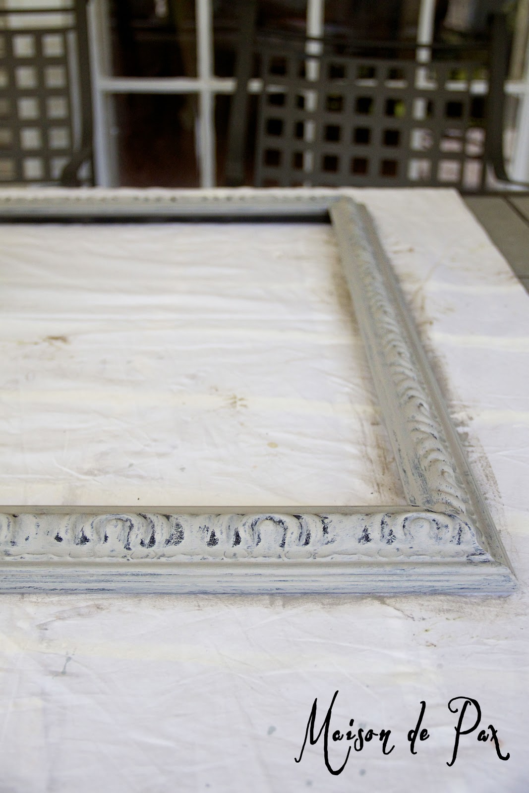 "Antique" Frame Tutorial Maison de Pax