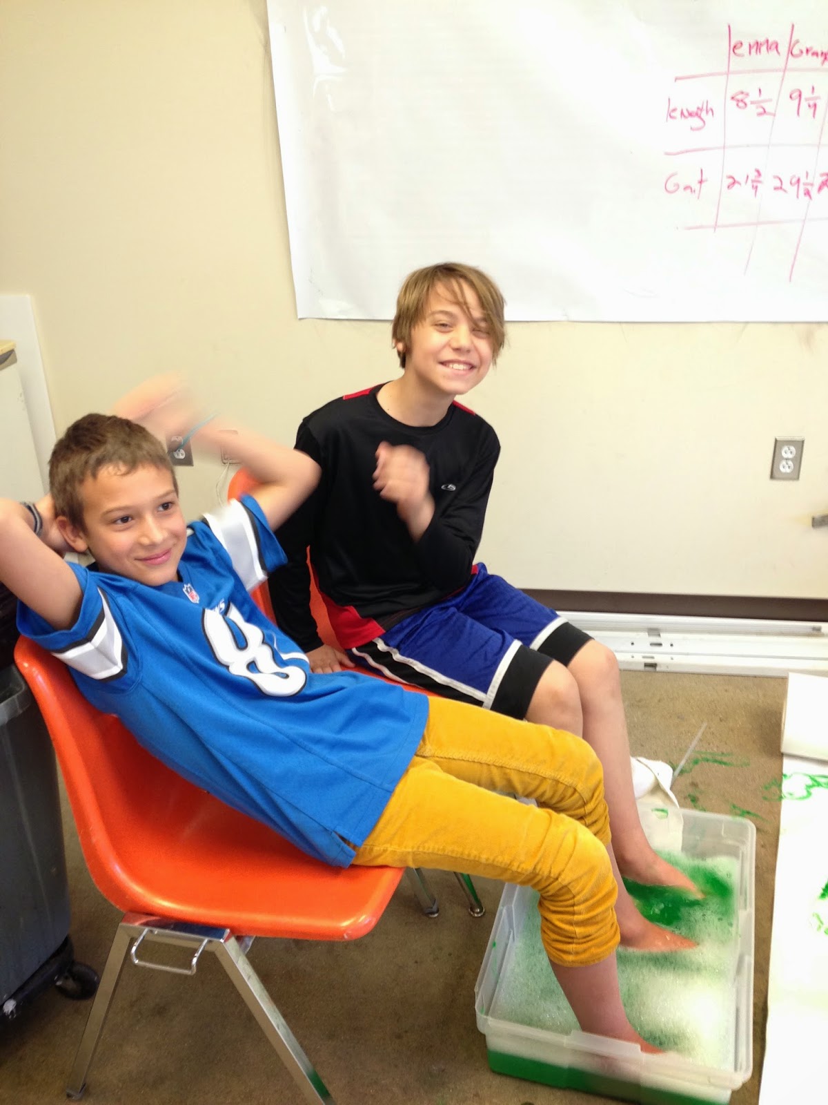 Jason's 5th/6th Grade Class at Summers-Knoll School: Bigfoot Math