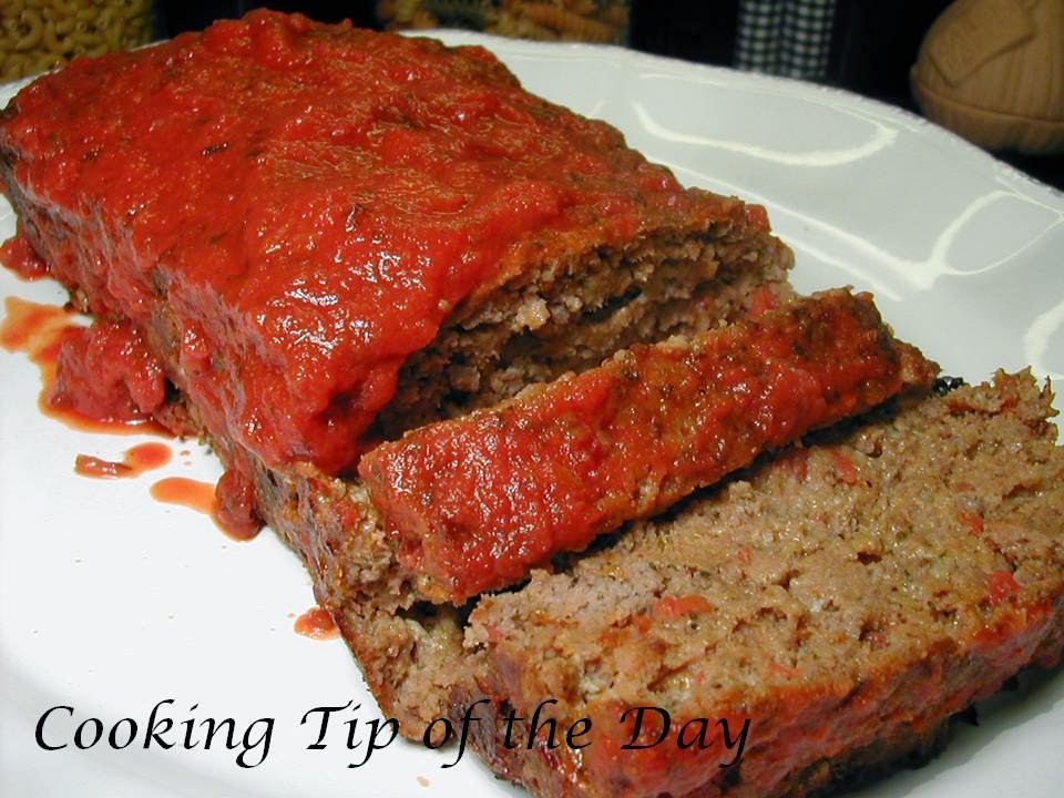 Cooking Tip of the Day Italian Meatloaf