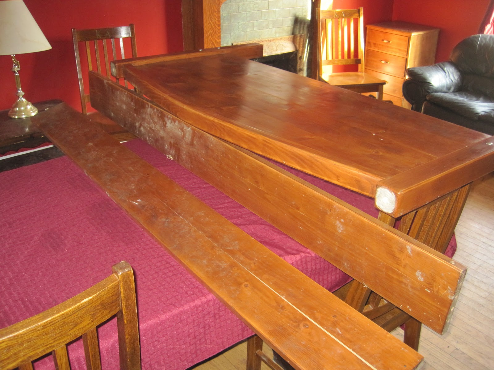 Stacked Design Bed Frame Bar