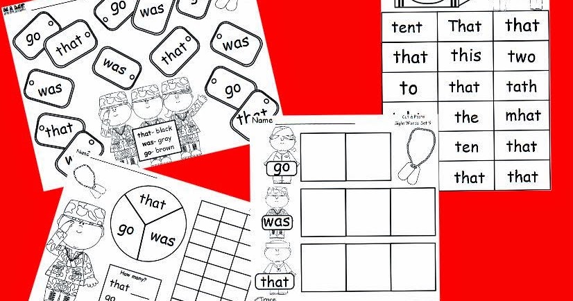 Young & Lively Kindergarten: Huge Sight Word Freebie Pack