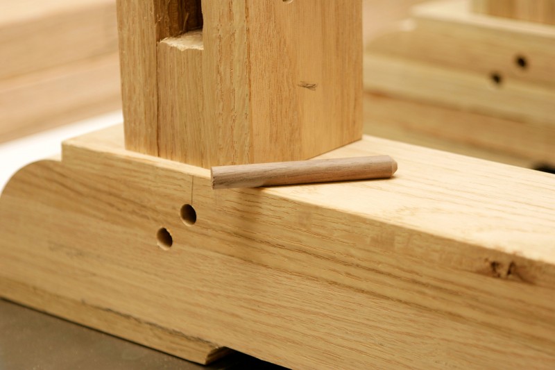 Shootingboard Draw Boring Technique