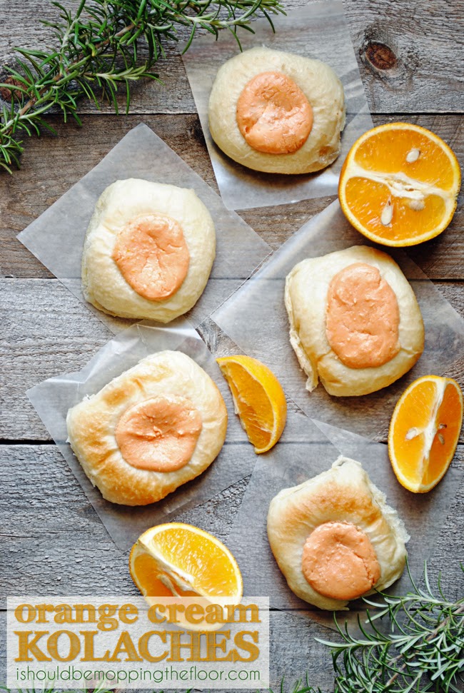 i should be mopping the floor Orange Cream Kolaches