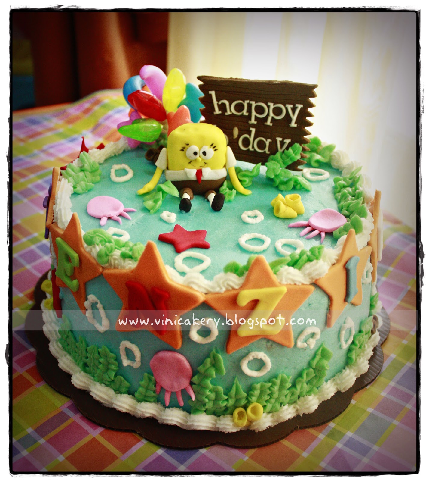 Vini Cakery Spongebob Cake Fro Kenzy