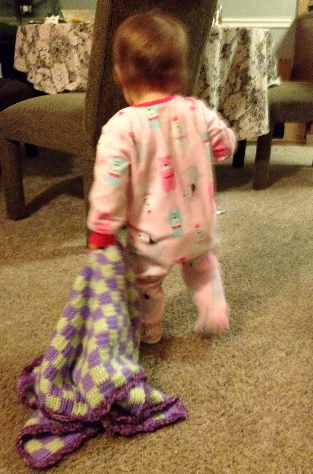 Craft Sauce Checker Baby Blanket Pattern