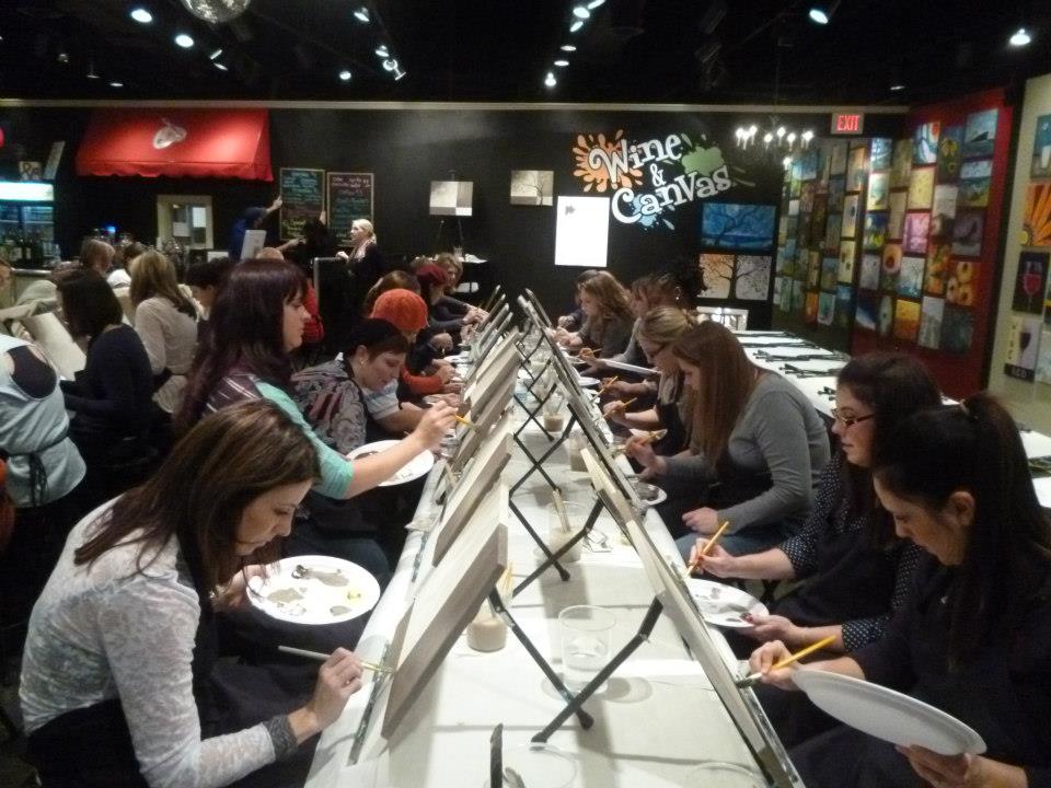 Handmade by CJ Wine and Canvas