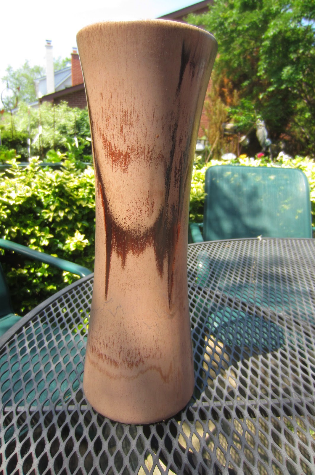 Blue Mountain Pottery Large Mocha Vase Toronto Trashures