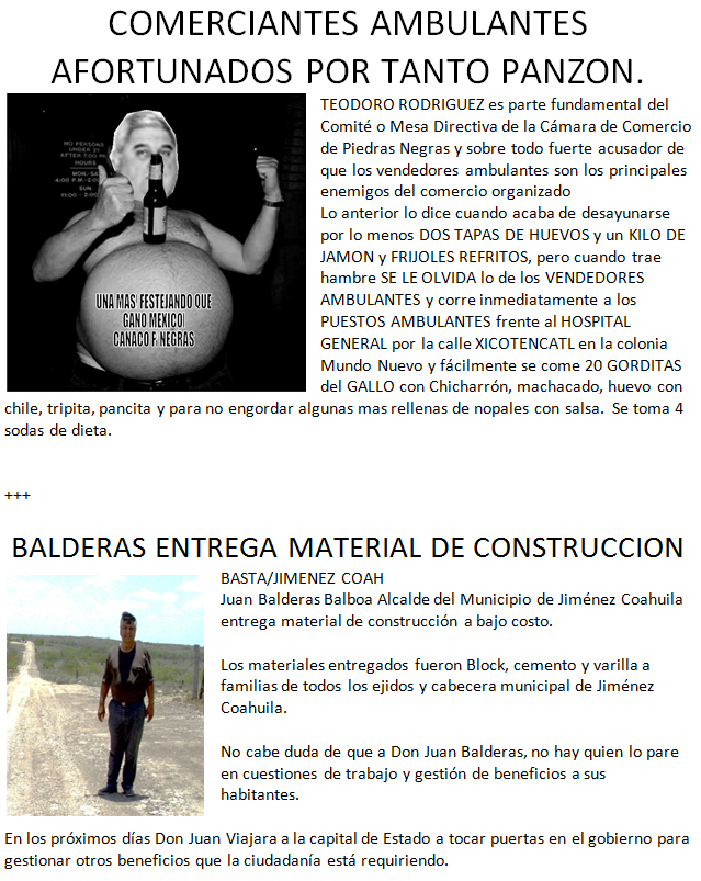 Balderas Entrega Material de Consruccion