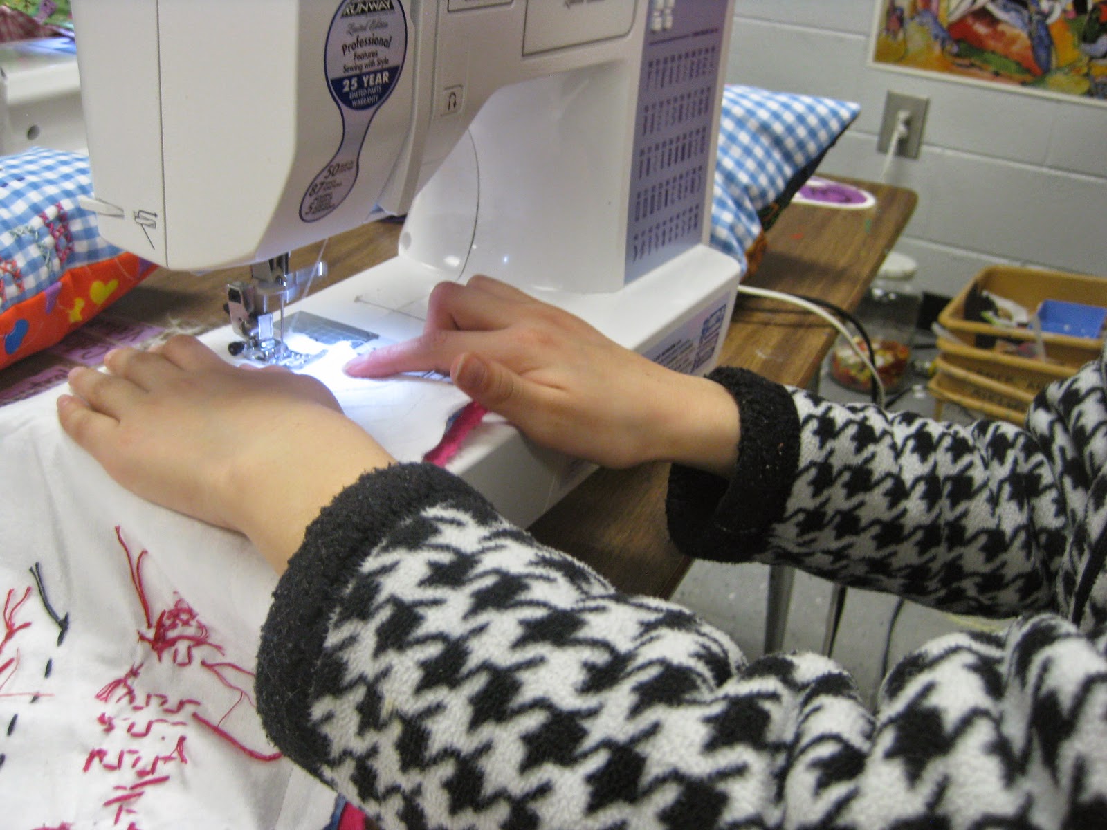 Cassie Stephens In the Art Room Sewing and Embroidery
