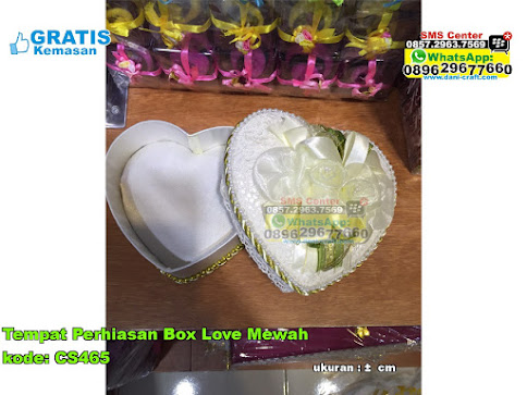 Tempat Perhiasan Box Love Mewah