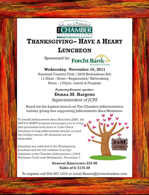 thanksgiving luncheon flyer