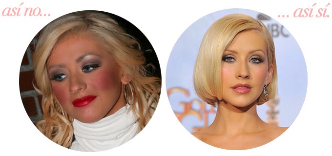 Christina Aguilera errores maquillaje Christina Aguilera errores maquillaje