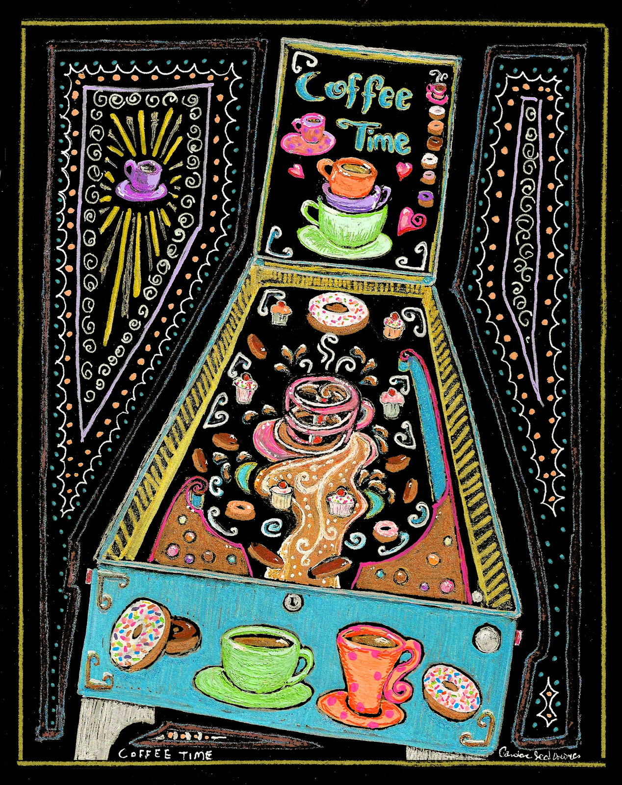 Spirit Clay Coffee Time Pinball Machine