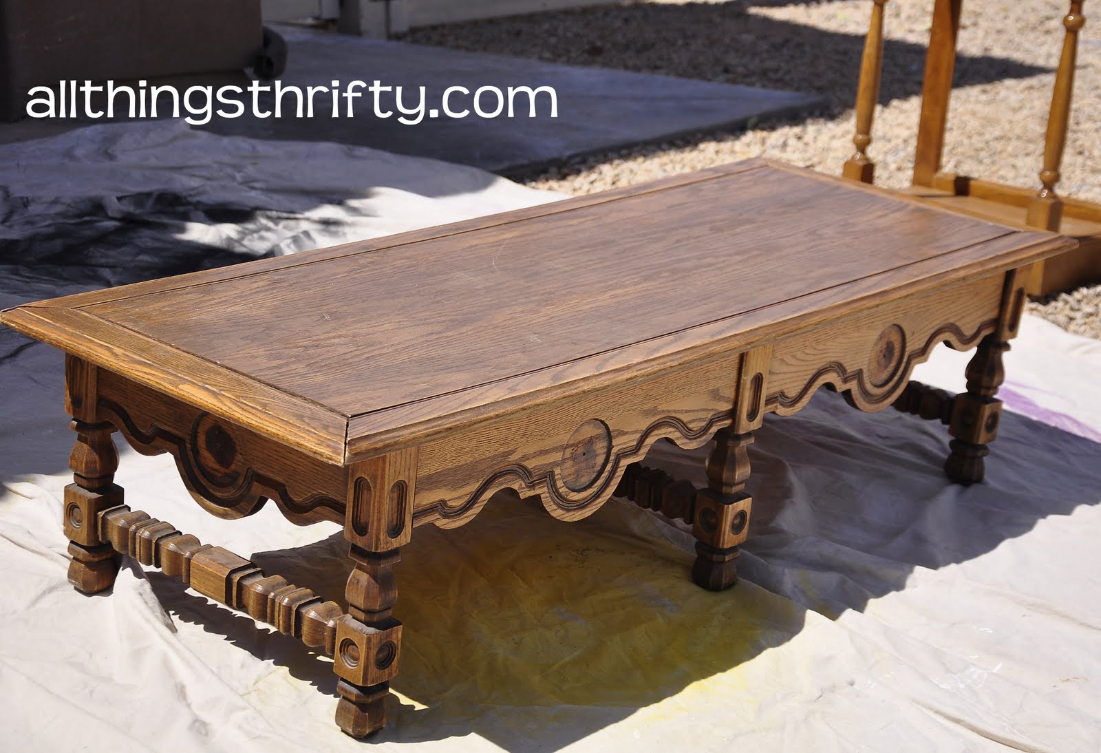 Painting Coffee Table