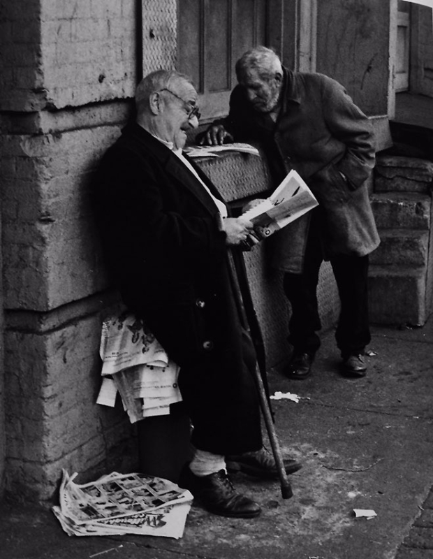 Kertész. Bowery, NY,1960