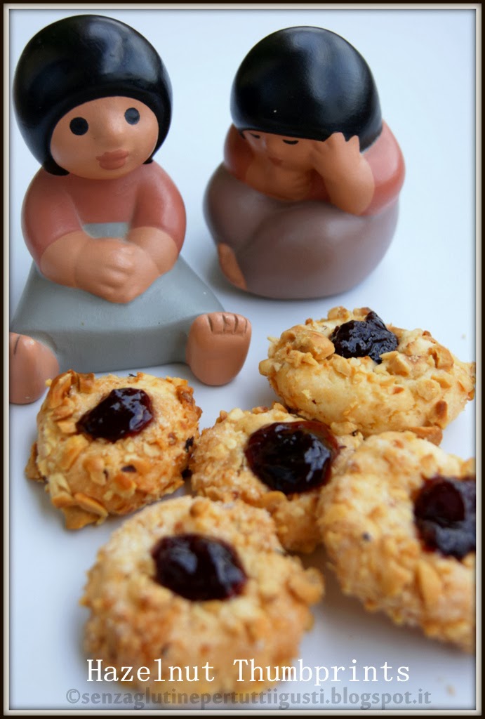 Senza glutine...per tutti i gusti! Hazelnut Thumbprints di Martha