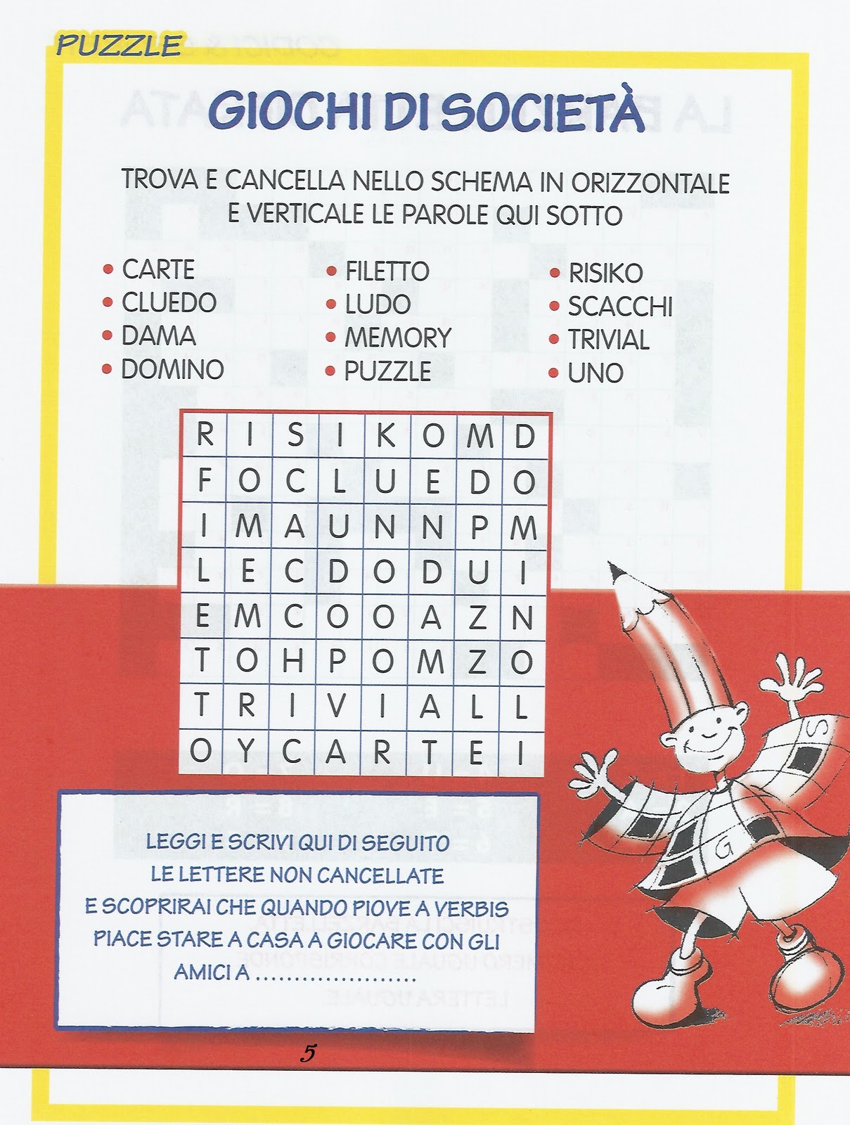 Giochiecolori It Maestro Fabio Giochi Enigmistici Per Bambini Rebus Cruciverba Crucipuzzle Sudoku