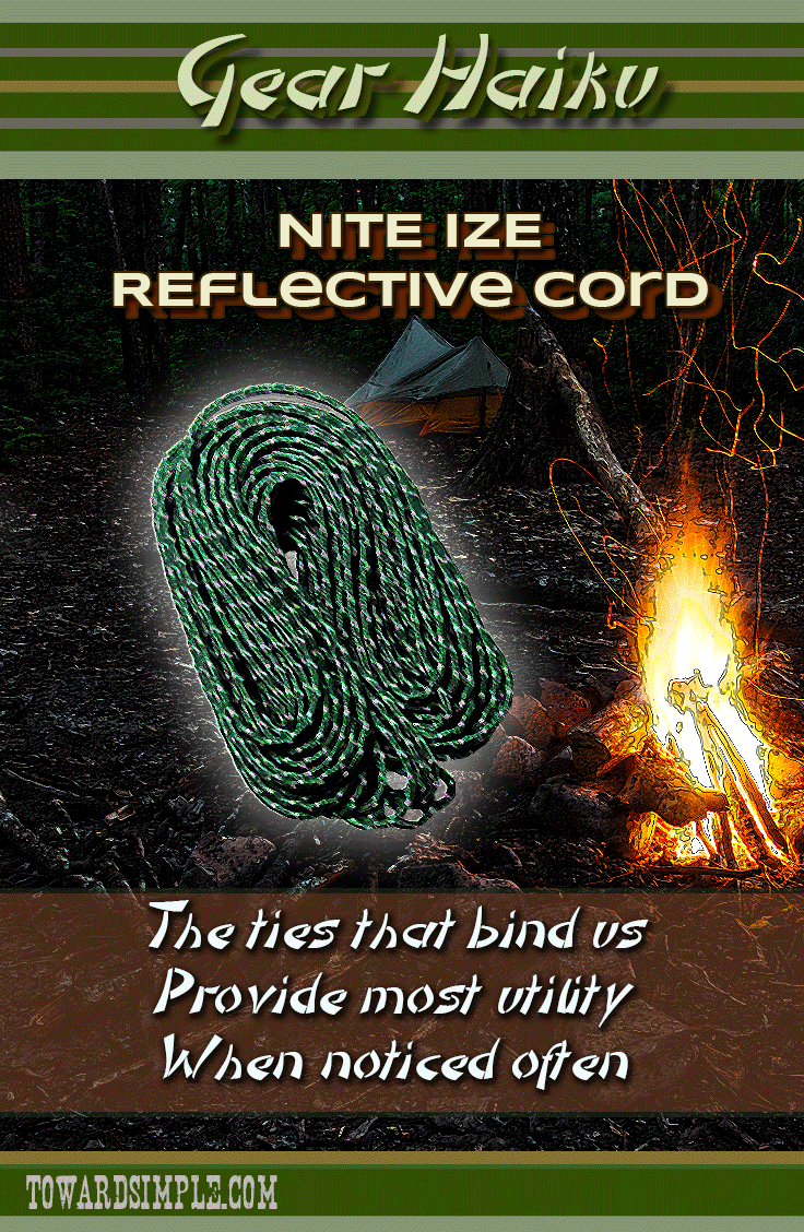 NIte Ize Refelctive Cord for Backpacking and Camping Backpacking and camping cord by Nite Ize