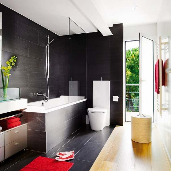 Concepto de Baño Negro, Ideas de Baño limpio y con Estilo | Decoracion