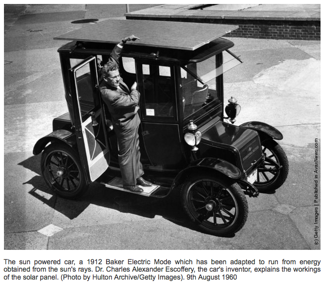 This Blog Will Blow Your Mind! The First Solar Car 1960 Around for