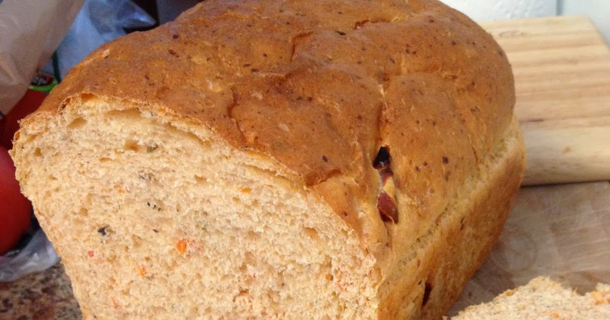 Working Out and Eating In SunDried Tomato and Parmesan Sandwich Bread