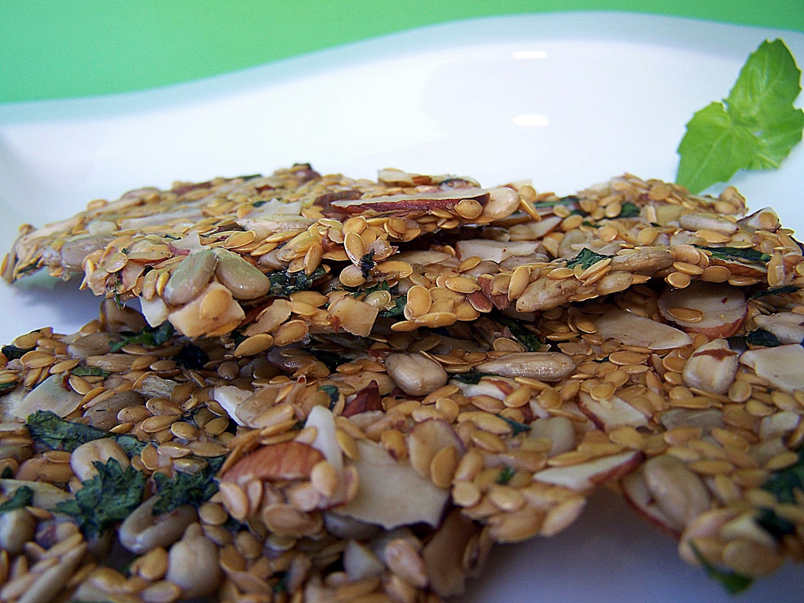 Lea's Cooking "The Best Raw Flax Seeds Crackers Recipe"