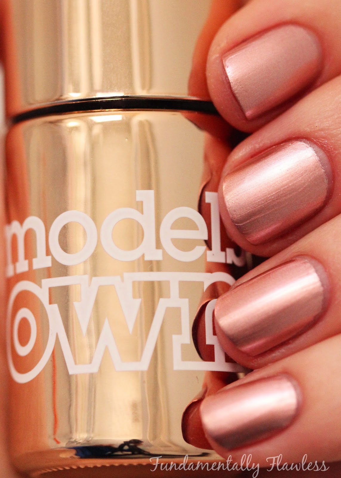 Models Own Colour Chrome Collection Rose Swatch