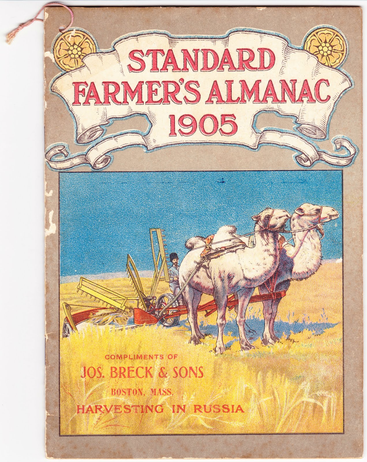 Papergreat Standard Farmer's Almanac 1905 excerpts, Part 1