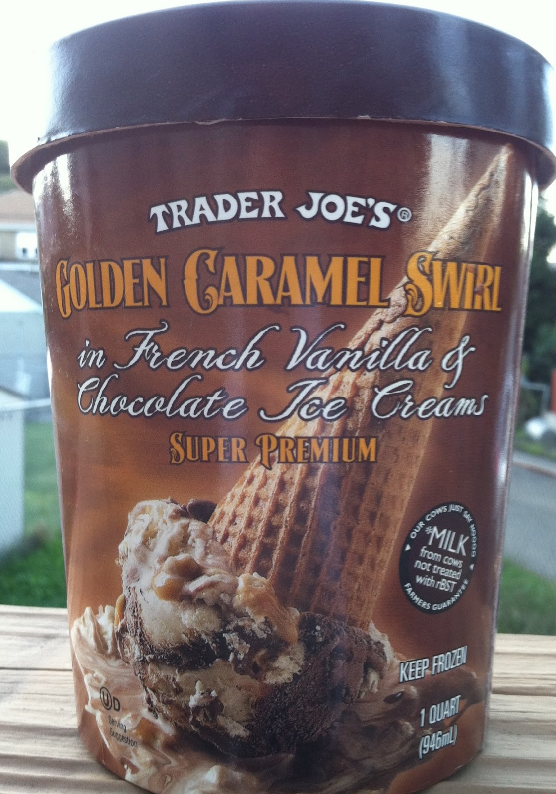 What's Good at Trader Joe's? Trader Joe's Golden Caramel Swirl Ice Cream