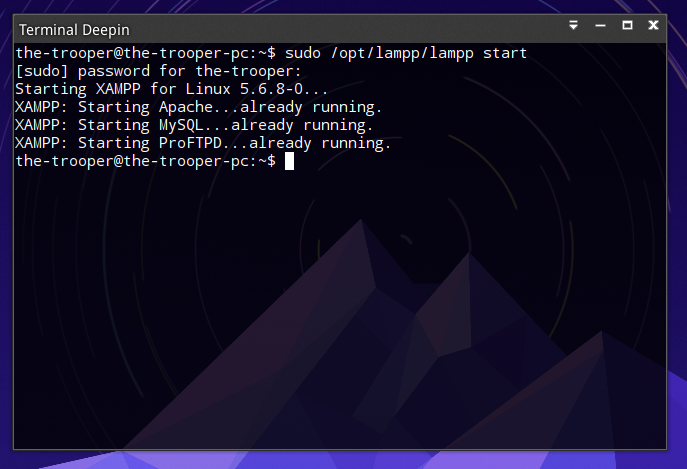 xampp linux xampp linux