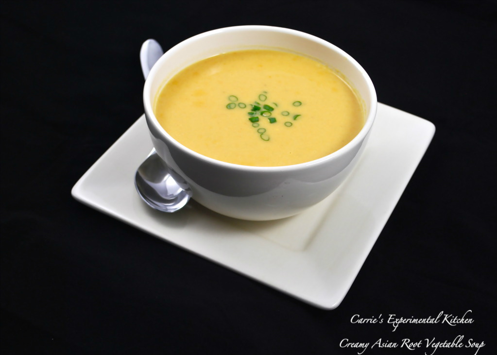 Carrie's Experimental Kitchen Creamy Asian Root Vegetable Soup