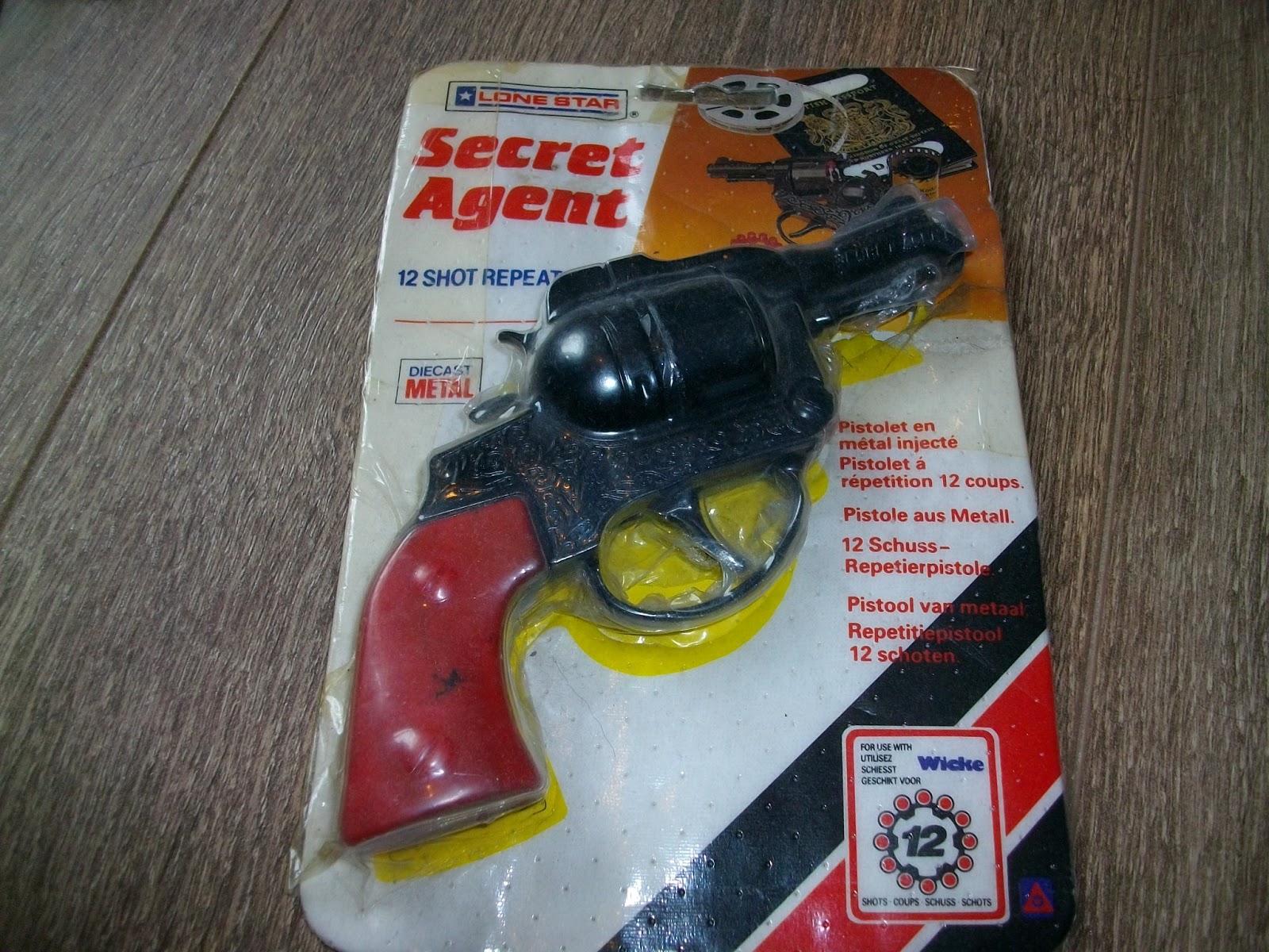CODE NAME SPY TOY LONE STAR 1987 SECRET AGENT CAP PISTOL