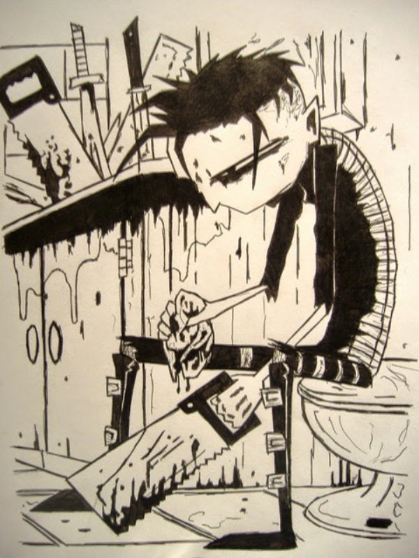 Johnny the Homicidal Maniac, as rendered by. 