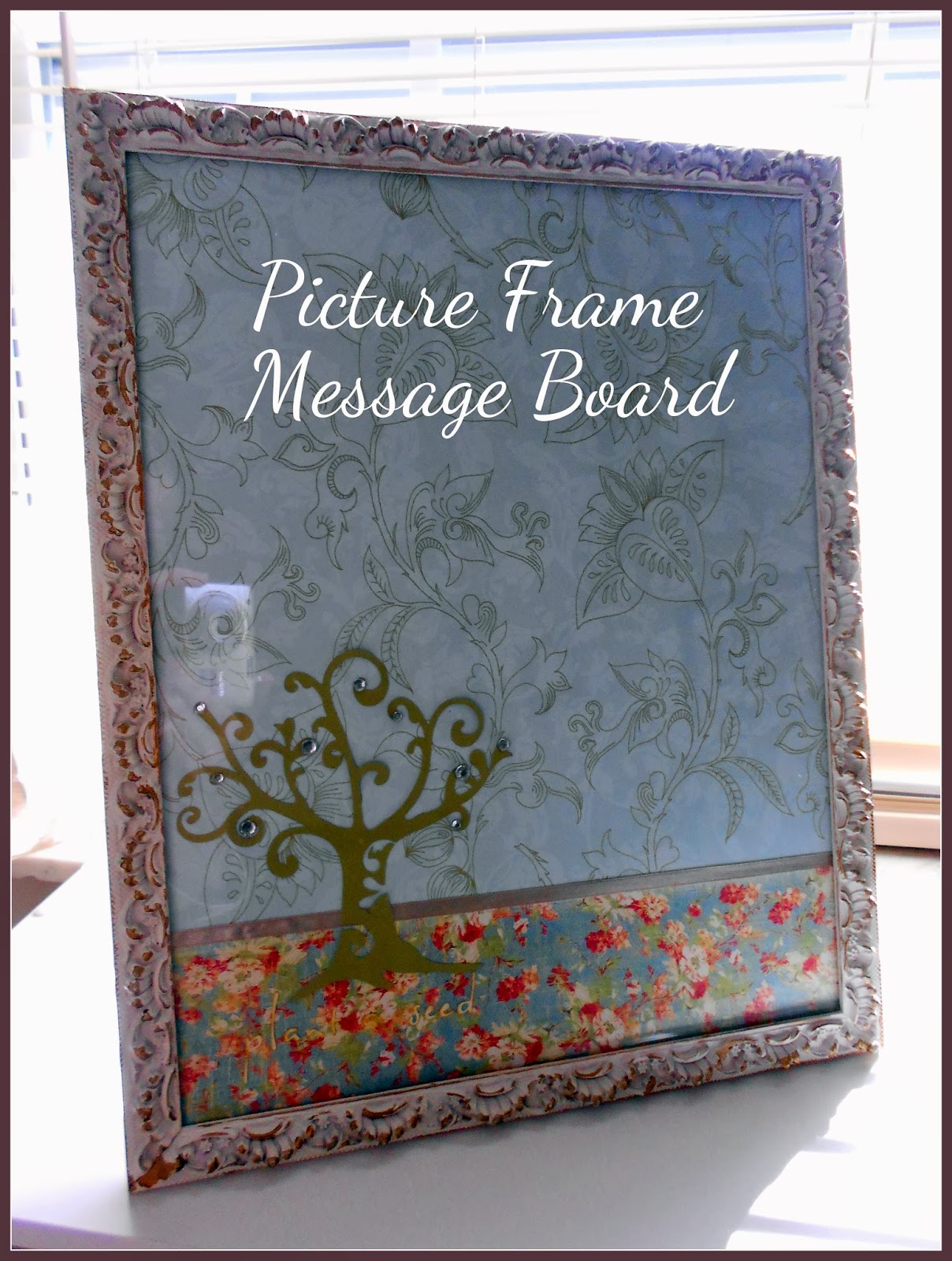 Make It Scrappin Picture frame message board
